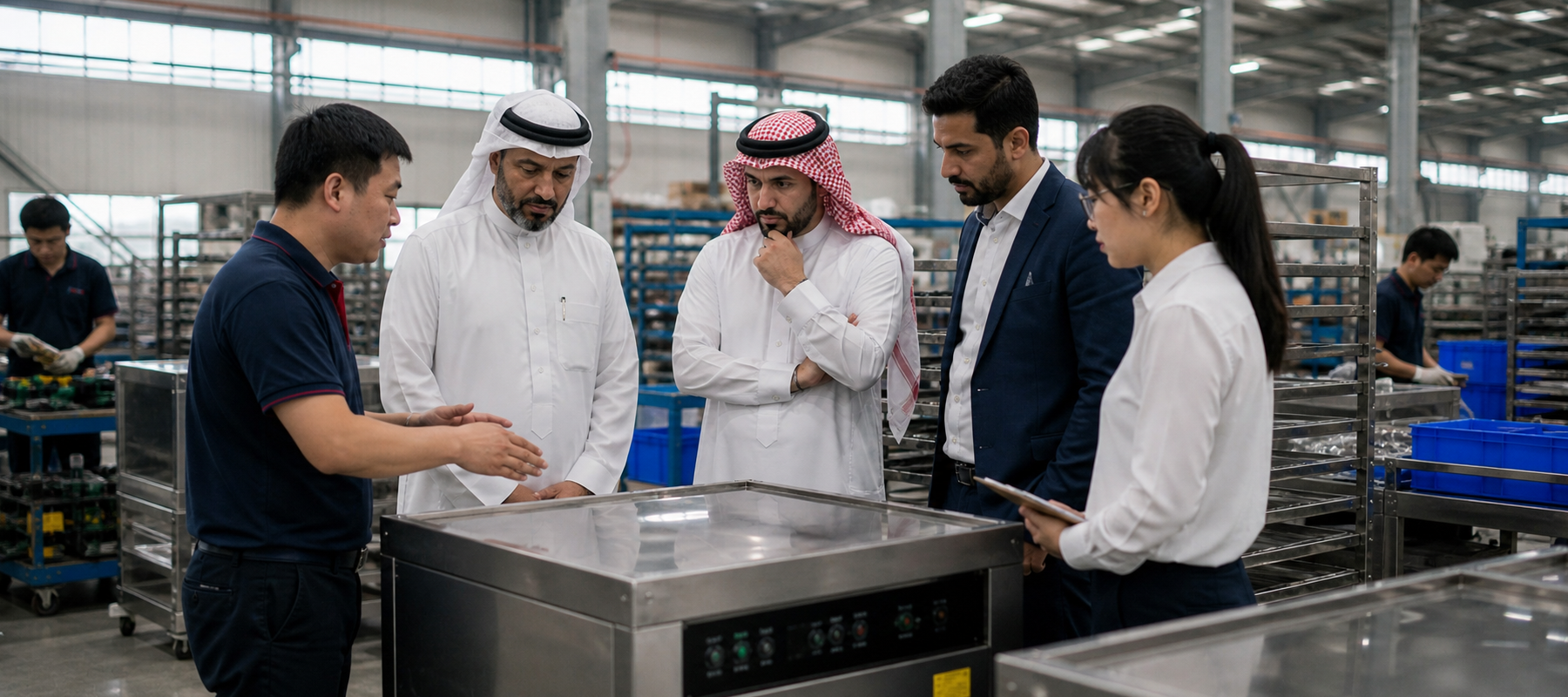 A customer from the UAE came to purchase a food dehydrator.