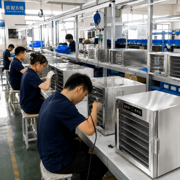 Small dehydrator production line