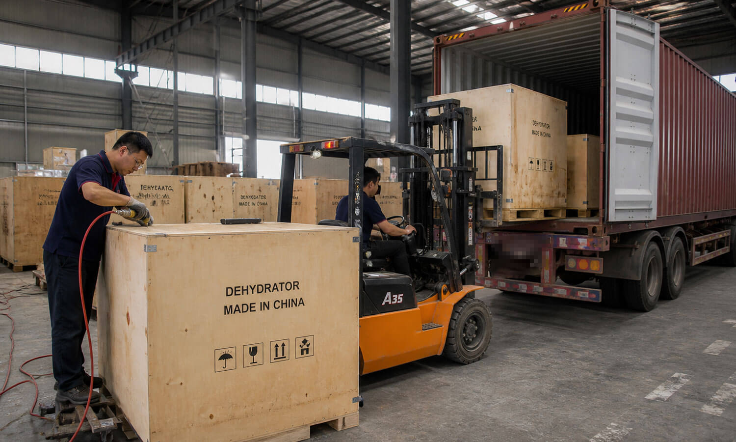 Food Dehydrator Factory: Packing and Shipping
