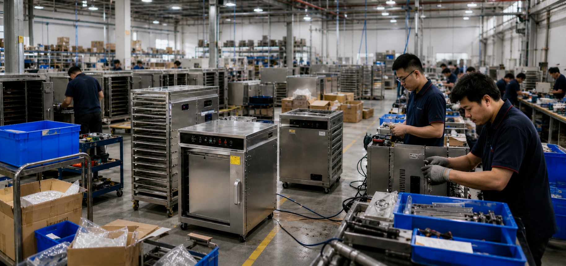 Food dehydrator factory production line