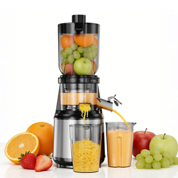 Stainless steel slow cold press juicer