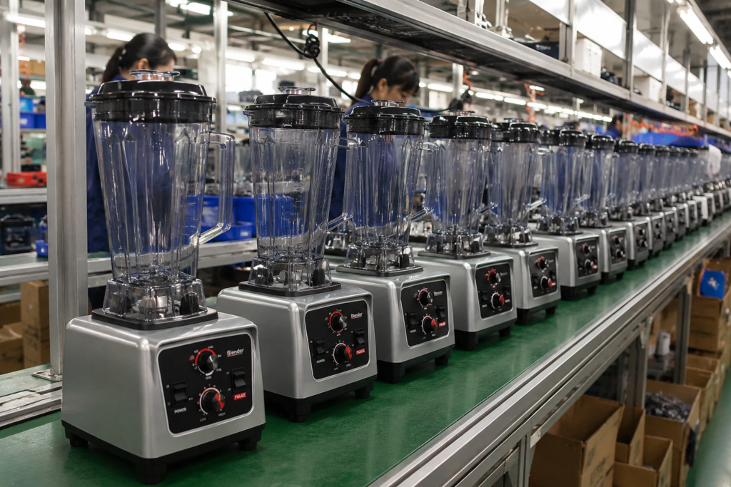 Heavy duty commercial mixer production line